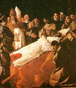 Francisco de Zurbaran death of st. buenaventura USA oil painting artist